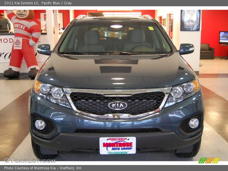 Pacific Blue / Gray 2011 Kia Sorento LX