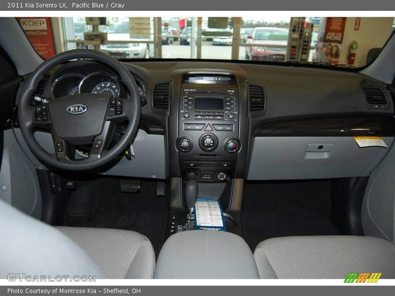Pacific Blue / Gray 2011 Kia Sorento LX