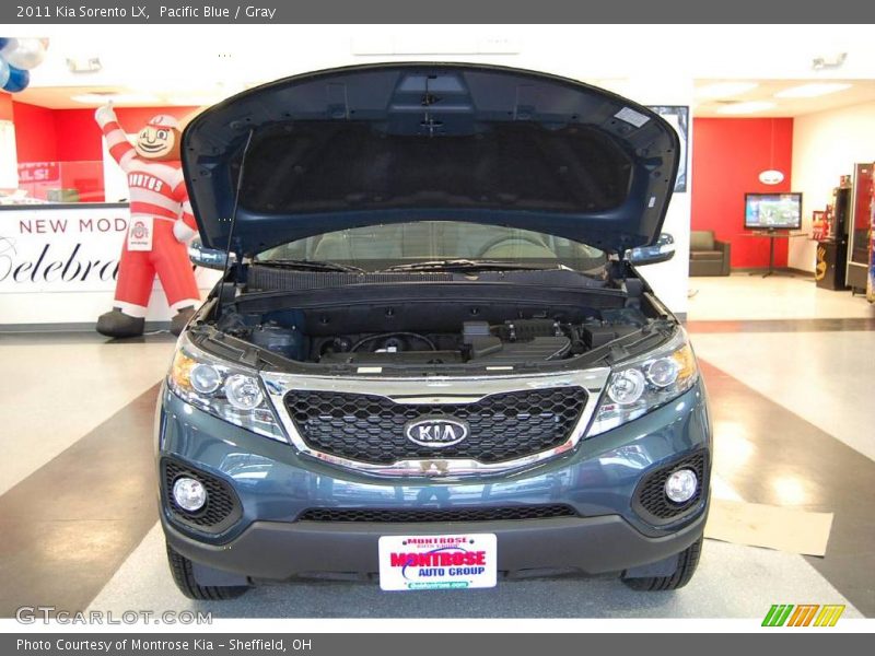 Pacific Blue / Gray 2011 Kia Sorento LX