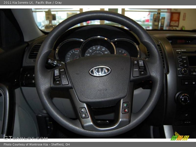 Pacific Blue / Gray 2011 Kia Sorento LX