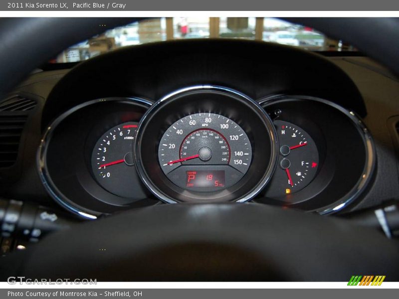 Pacific Blue / Gray 2011 Kia Sorento LX