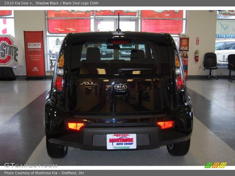 Shadow Black / Black Soul Logo Cloth 2010 Kia Soul +