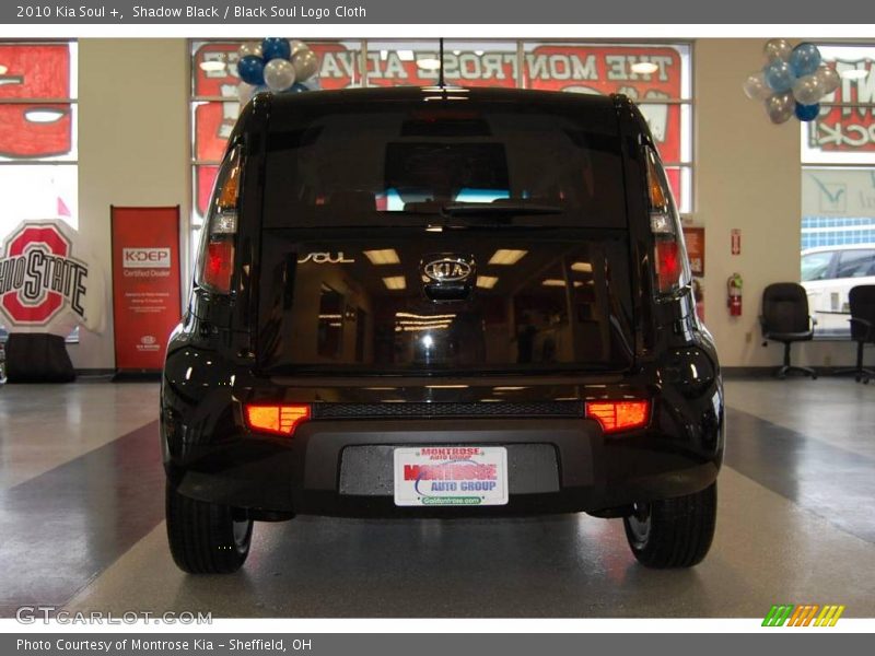 Shadow Black / Black Soul Logo Cloth 2010 Kia Soul +