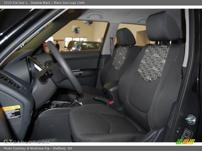 Shadow Black / Black Soul Logo Cloth 2010 Kia Soul +