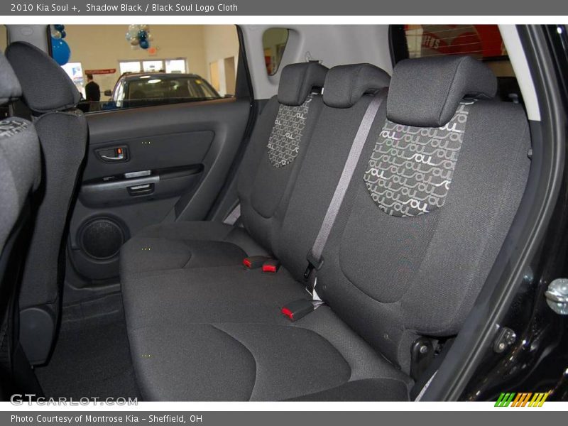 Shadow Black / Black Soul Logo Cloth 2010 Kia Soul +