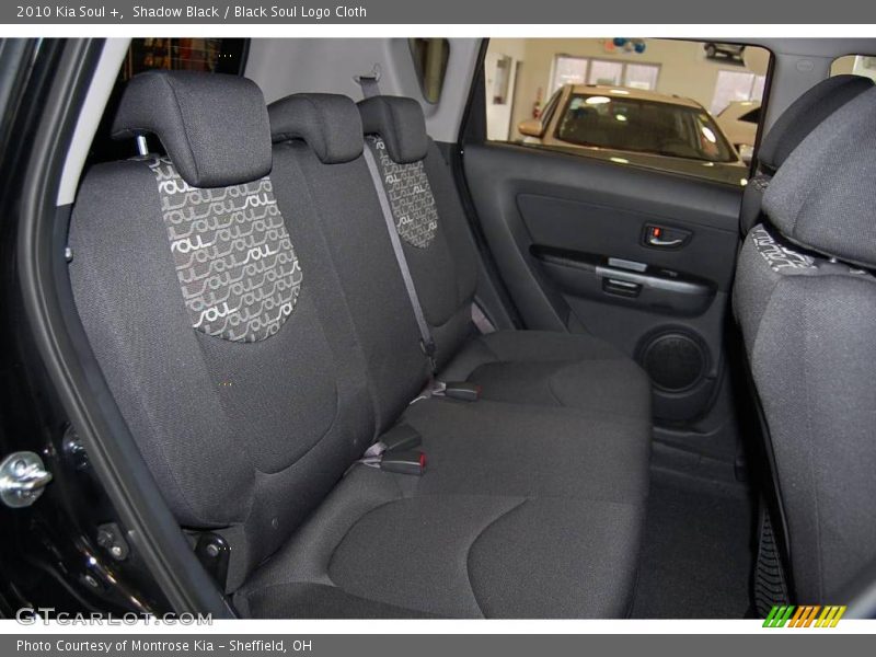 Shadow Black / Black Soul Logo Cloth 2010 Kia Soul +