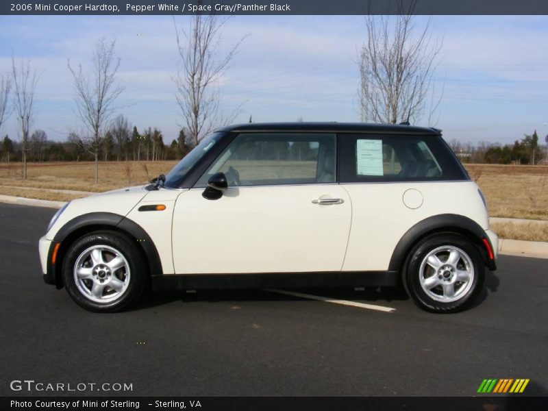 Pepper White / Space Gray/Panther Black 2006 Mini Cooper Hardtop