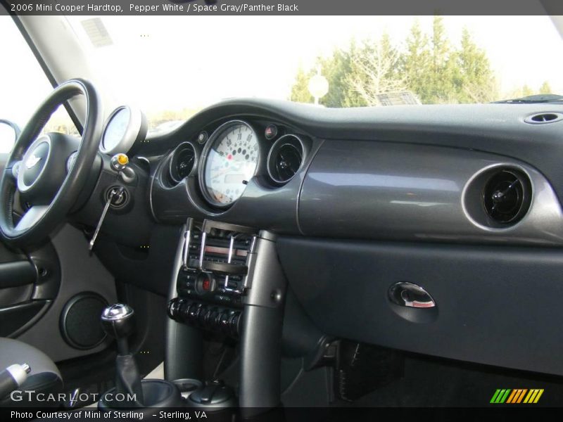 Pepper White / Space Gray/Panther Black 2006 Mini Cooper Hardtop