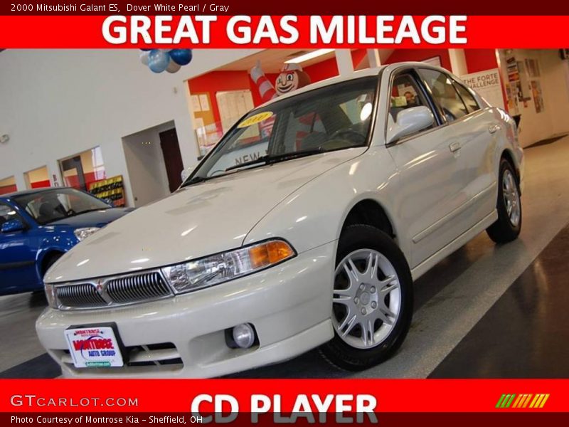 Dover White Pearl / Gray 2000 Mitsubishi Galant ES