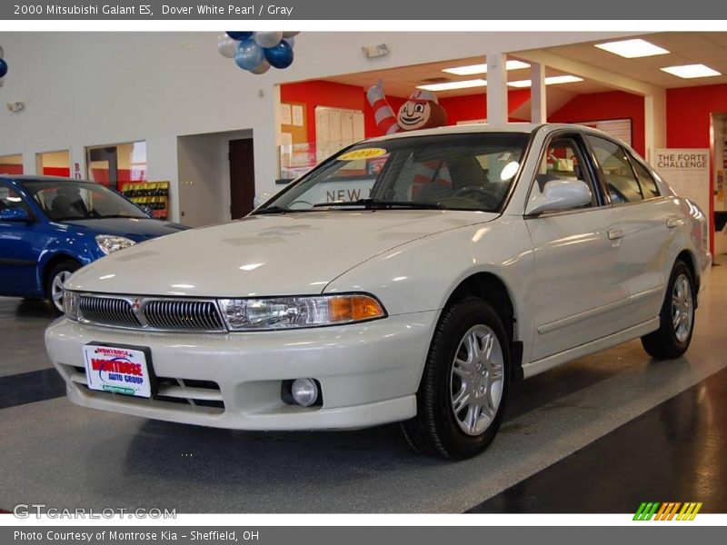 Dover White Pearl / Gray 2000 Mitsubishi Galant ES