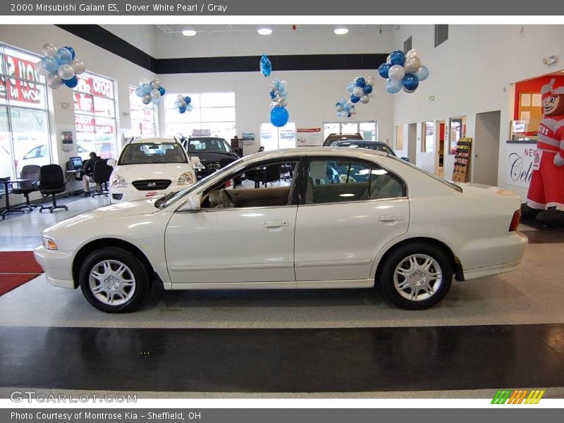 Dover White Pearl / Gray 2000 Mitsubishi Galant ES