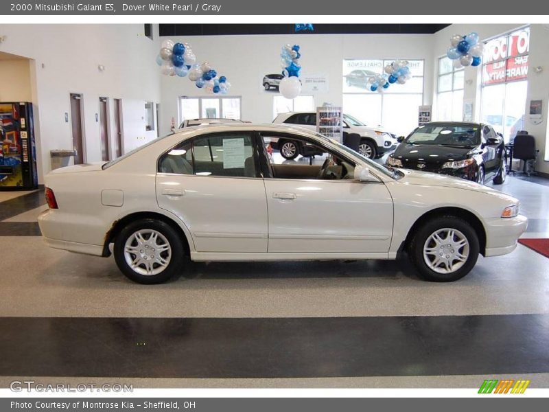 Dover White Pearl / Gray 2000 Mitsubishi Galant ES