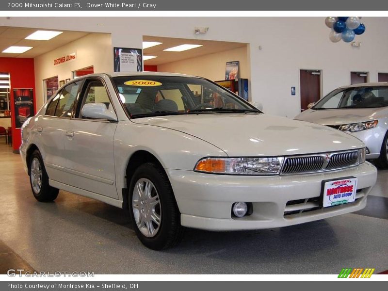 Dover White Pearl / Gray 2000 Mitsubishi Galant ES