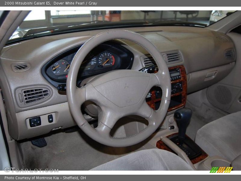 Dover White Pearl / Gray 2000 Mitsubishi Galant ES