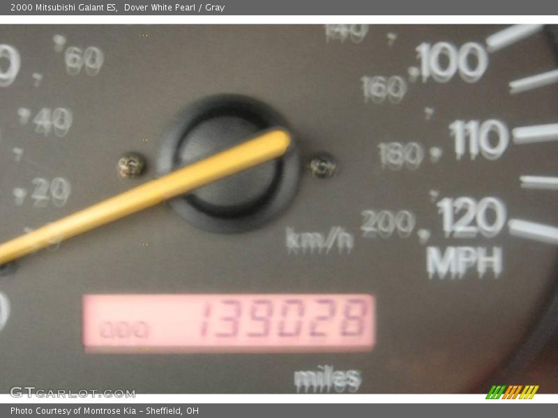 Dover White Pearl / Gray 2000 Mitsubishi Galant ES