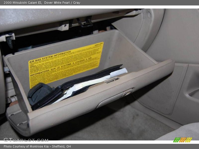 Dover White Pearl / Gray 2000 Mitsubishi Galant ES