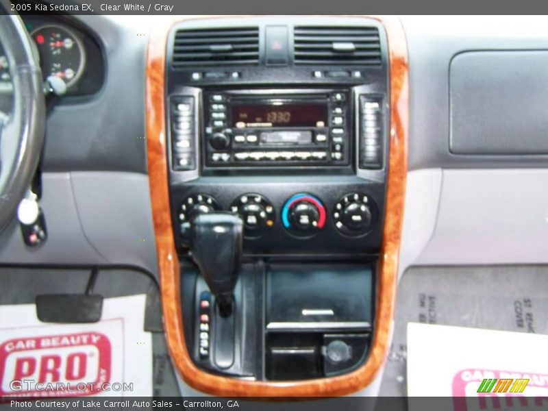 Clear White / Gray 2005 Kia Sedona EX