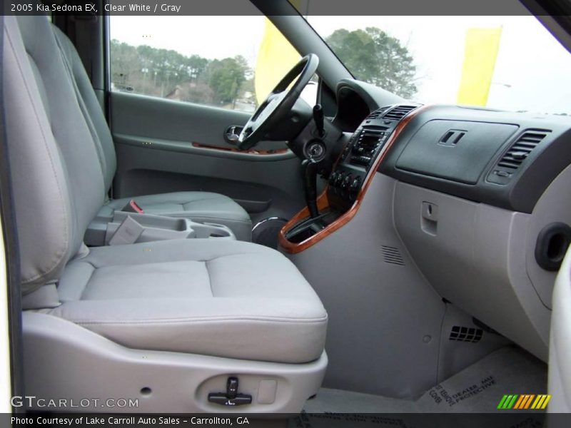 Clear White / Gray 2005 Kia Sedona EX