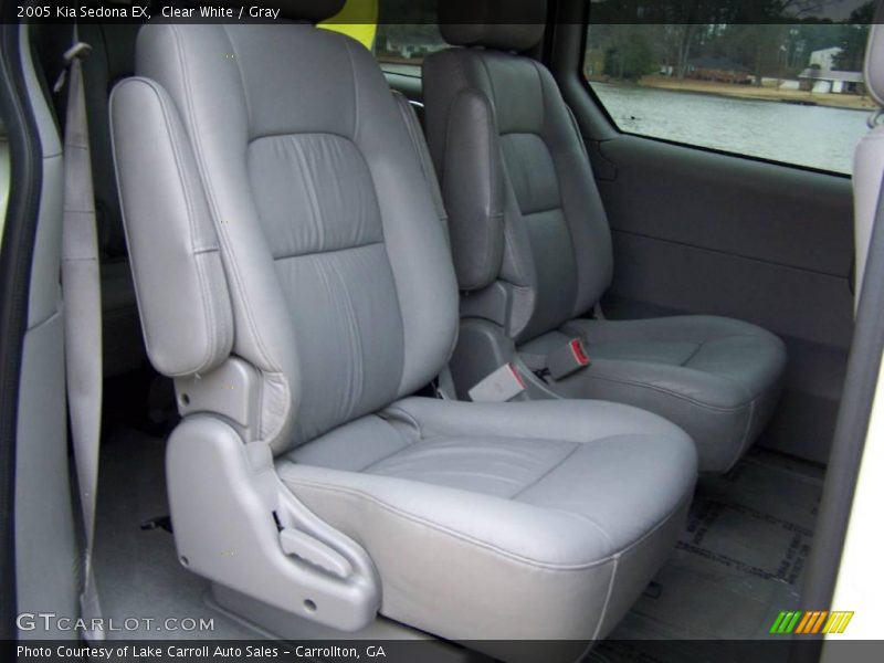 Clear White / Gray 2005 Kia Sedona EX