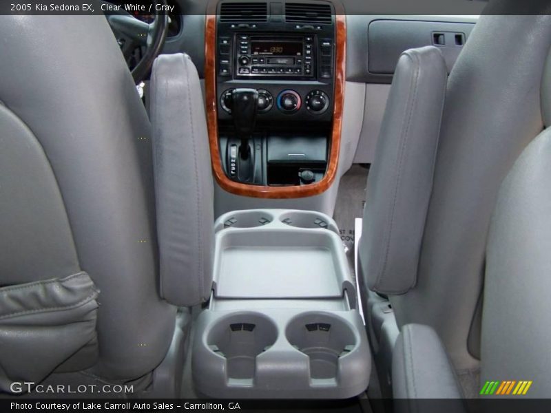 Clear White / Gray 2005 Kia Sedona EX