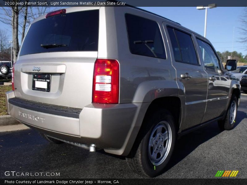 Light Sandstone Metallic / Dark Slate Gray 2010 Jeep Patriot Sport