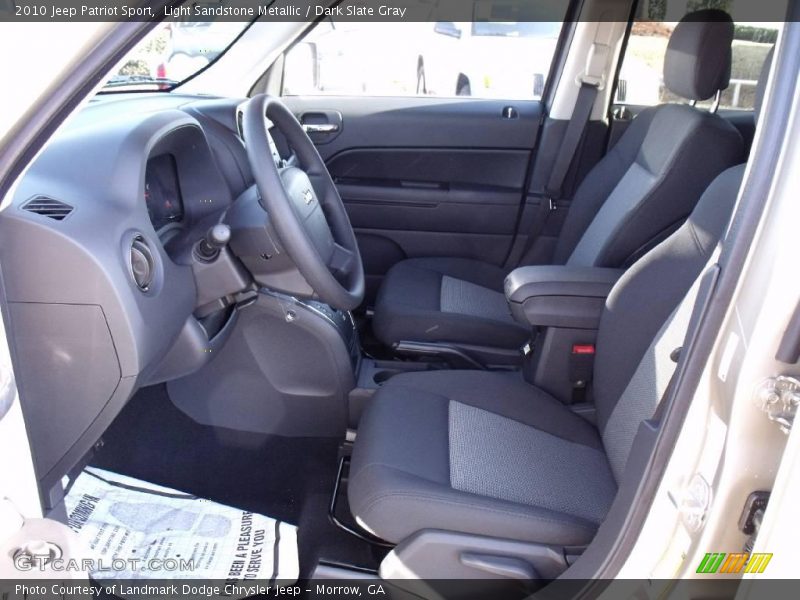Light Sandstone Metallic / Dark Slate Gray 2010 Jeep Patriot Sport