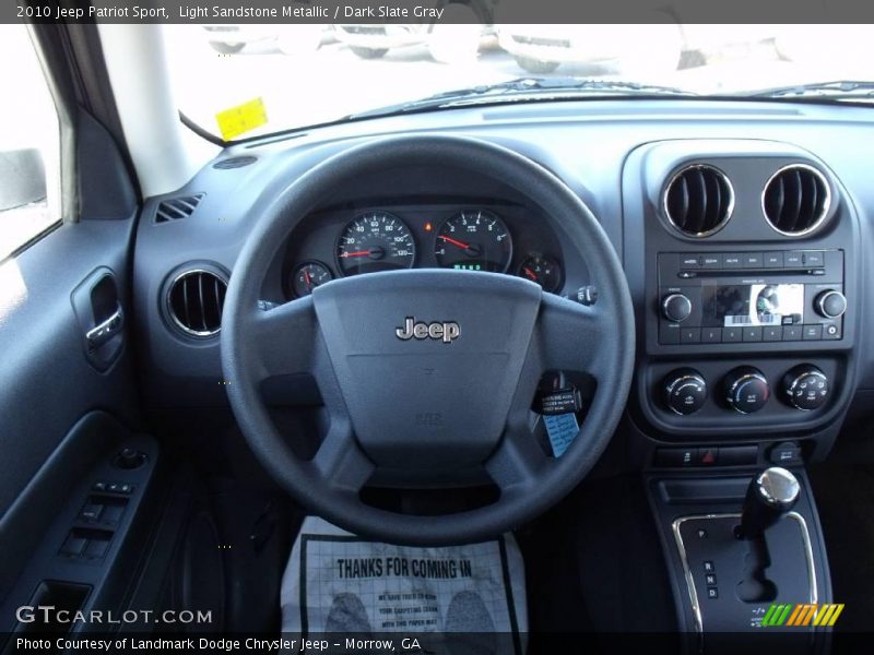 Light Sandstone Metallic / Dark Slate Gray 2010 Jeep Patriot Sport