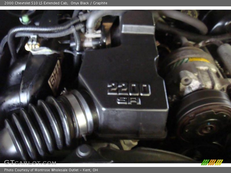 Onyx Black / Graphite 2000 Chevrolet S10 LS Extended Cab