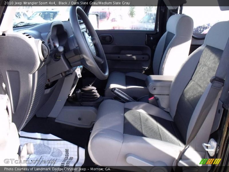 Black / Dark Slate Gray/Medium Slate Gray 2010 Jeep Wrangler Sport 4x4