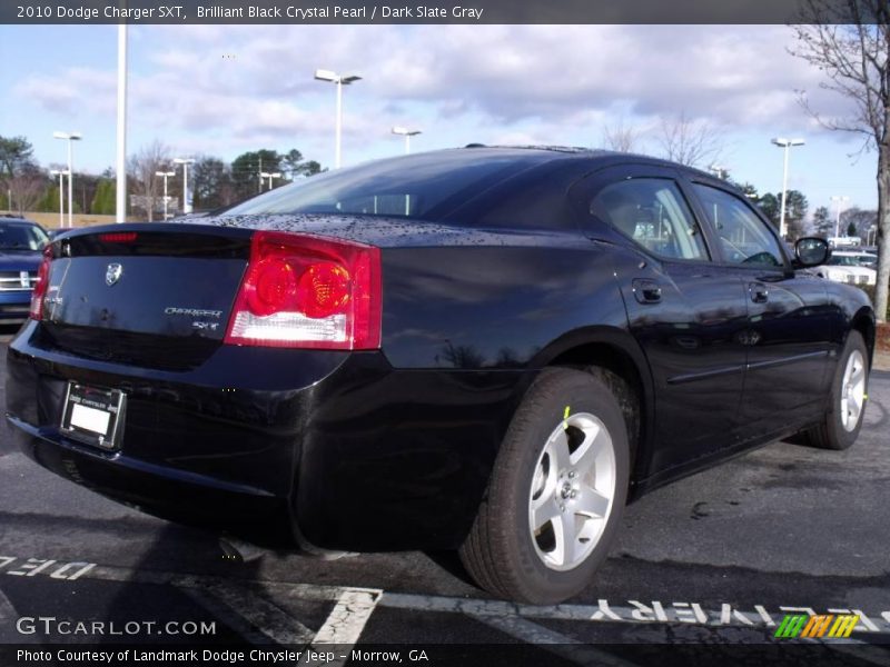 Brilliant Black Crystal Pearl / Dark Slate Gray 2010 Dodge Charger SXT