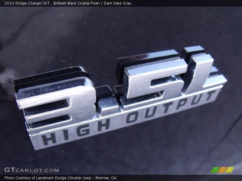 Brilliant Black Crystal Pearl / Dark Slate Gray 2010 Dodge Charger SXT