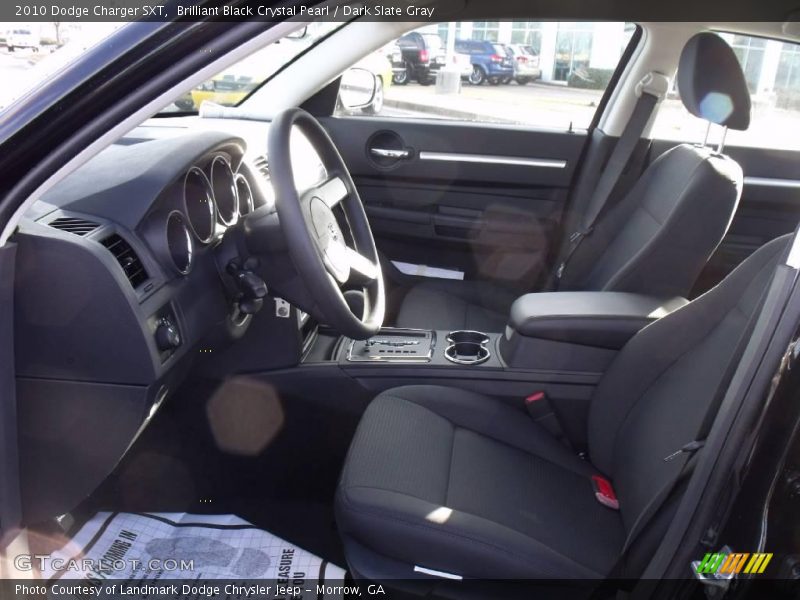 Brilliant Black Crystal Pearl / Dark Slate Gray 2010 Dodge Charger SXT
