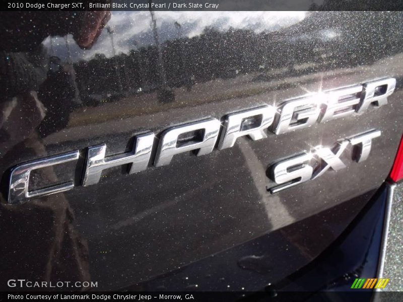 Brilliant Black Crystal Pearl / Dark Slate Gray 2010 Dodge Charger SXT