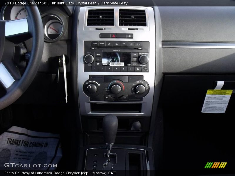 Brilliant Black Crystal Pearl / Dark Slate Gray 2010 Dodge Charger SXT