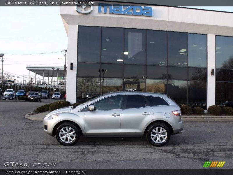 True Silver Metallic / Black 2008 Mazda CX-7 Sport