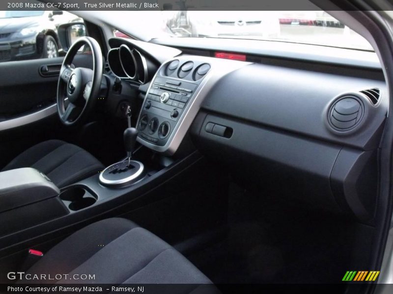 True Silver Metallic / Black 2008 Mazda CX-7 Sport