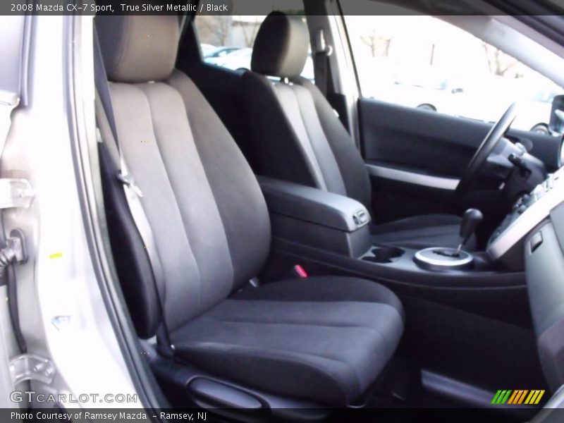 True Silver Metallic / Black 2008 Mazda CX-7 Sport