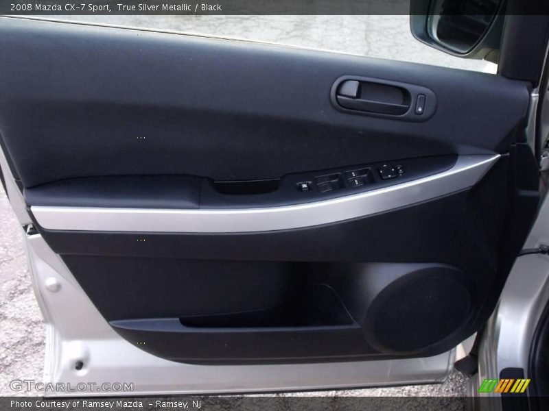 True Silver Metallic / Black 2008 Mazda CX-7 Sport