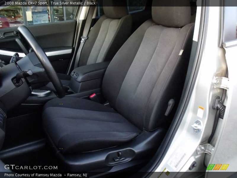 True Silver Metallic / Black 2008 Mazda CX-7 Sport