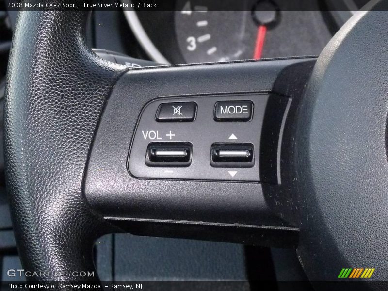 True Silver Metallic / Black 2008 Mazda CX-7 Sport