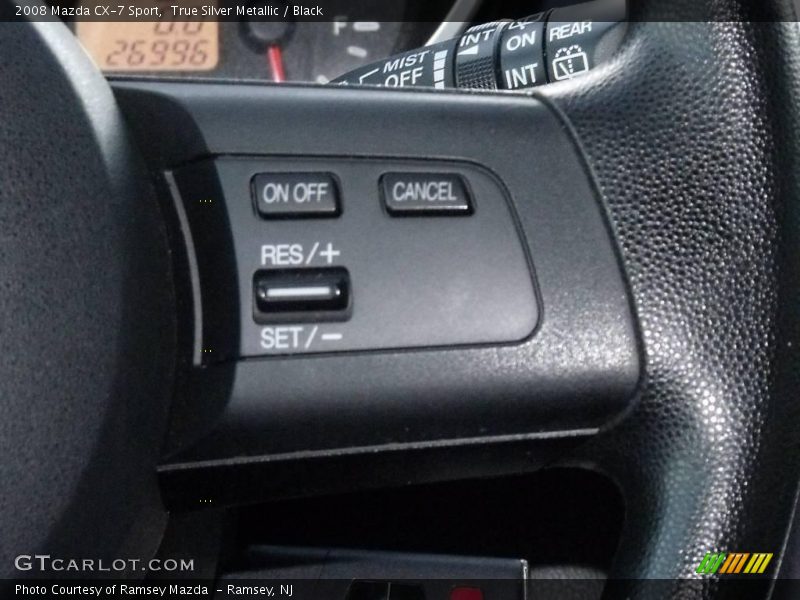 True Silver Metallic / Black 2008 Mazda CX-7 Sport