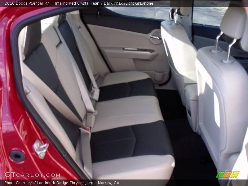 Inferno Red Crystal Pearl / Dark Khaki/Light Graystone 2010 Dodge Avenger R/T
