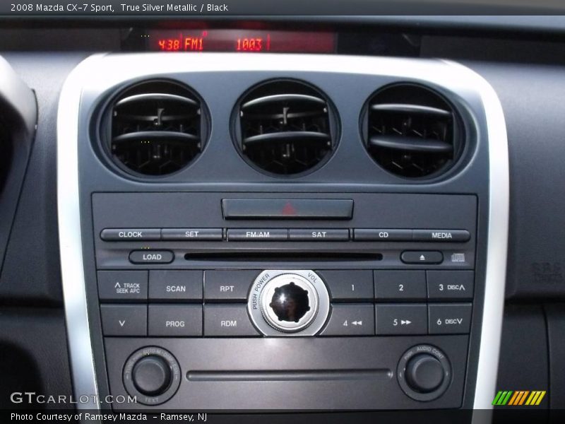 True Silver Metallic / Black 2008 Mazda CX-7 Sport