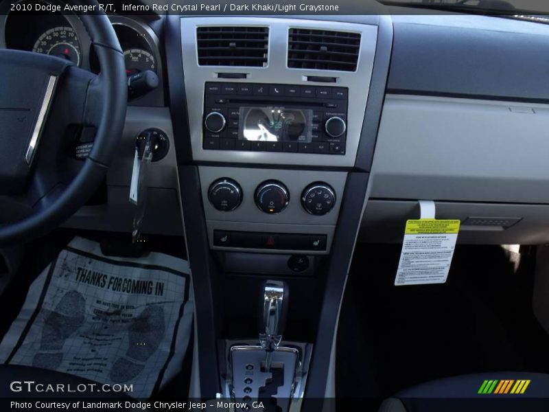 Inferno Red Crystal Pearl / Dark Khaki/Light Graystone 2010 Dodge Avenger R/T