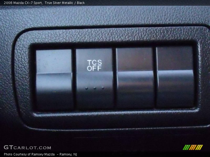 True Silver Metallic / Black 2008 Mazda CX-7 Sport