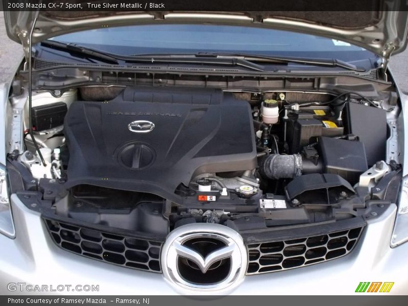 True Silver Metallic / Black 2008 Mazda CX-7 Sport