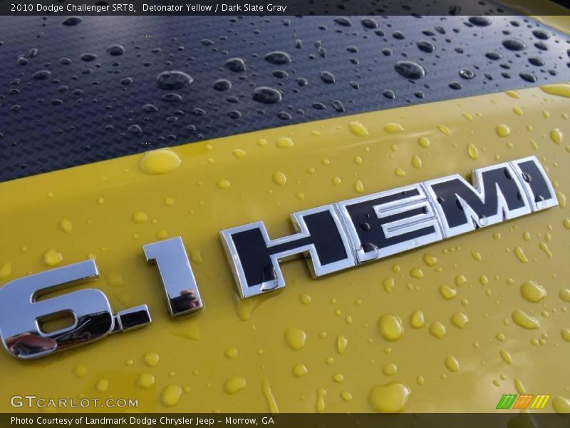 Detonator Yellow / Dark Slate Gray 2010 Dodge Challenger SRT8