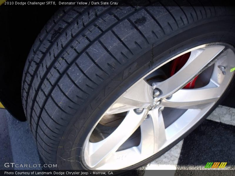 Detonator Yellow / Dark Slate Gray 2010 Dodge Challenger SRT8