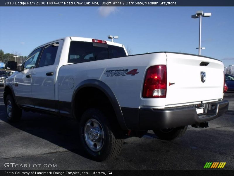 Bright White / Dark Slate/Medium Graystone 2010 Dodge Ram 2500 TRX4-Off Road Crew Cab 4x4