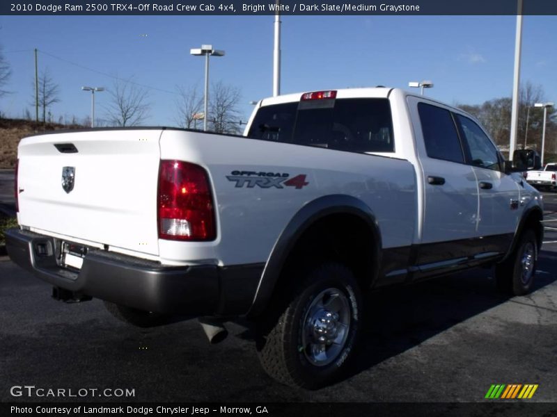 Bright White / Dark Slate/Medium Graystone 2010 Dodge Ram 2500 TRX4-Off Road Crew Cab 4x4